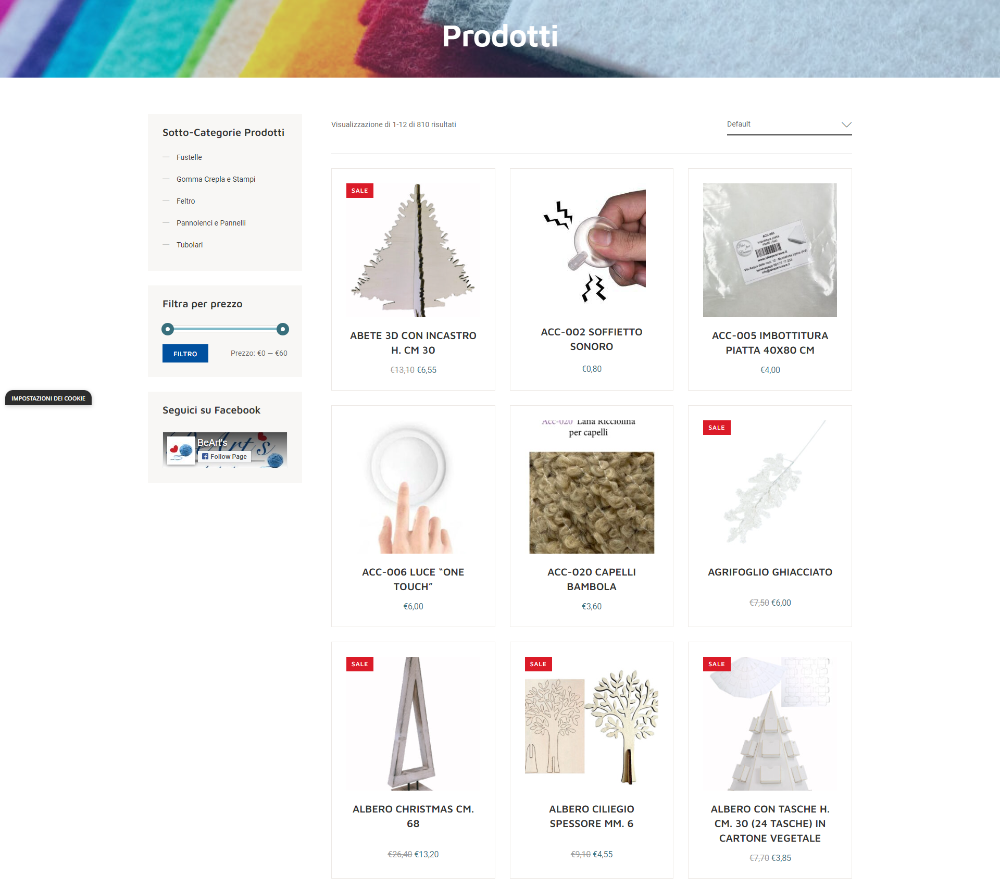 Ecommerce pannolenci
